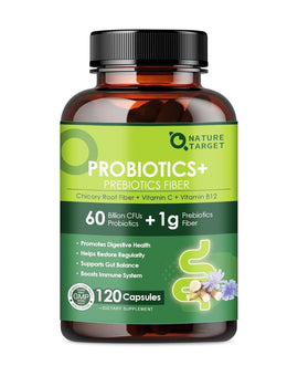 Probiotics for both Men & Women, Containing Prebiotic Dietary Fiber
