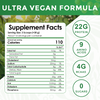 Pea Protein Powder, Unflavored Protein Powder, 1.1lb